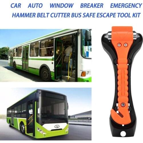 Mini Car Safety Hammer Life Saving Escape Emergency Hammer Seat Belt Cutter Window Glass Breaker Car Rescue Tool