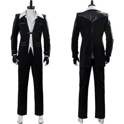 Remake Final Fantasy 7 Reno Cosplay Costume FF Uniform Suit Outfit Halloween Carnival Costume Men Women