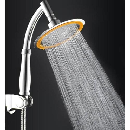 4/6 Inch Adjustable 2 Mode ABS Bathroom Shower Head Ultra-Thin Large Rainfall Shower Head High Pressure Hand Held Shower head