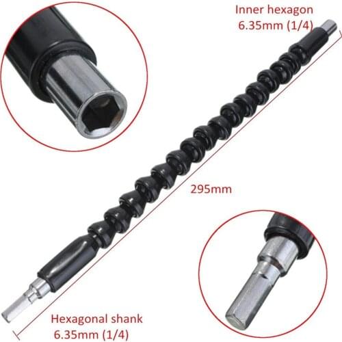 Electric Drill Screwdriver Bit Multifunctional Universal Snake flexible Hose Cardan Shaft Connection Soft Extension Rod Link