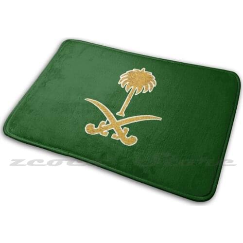 The Kingdom Of Arabia Mat Rug Non-Slip Water Absorb Door Carpet Arabia Ksa Riyadh Jeddah Uae Dubai