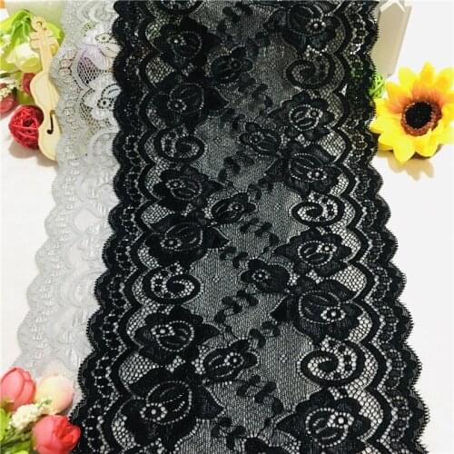 NO1082 2020 New Design 18cm Wide Elastic Lace for Dress