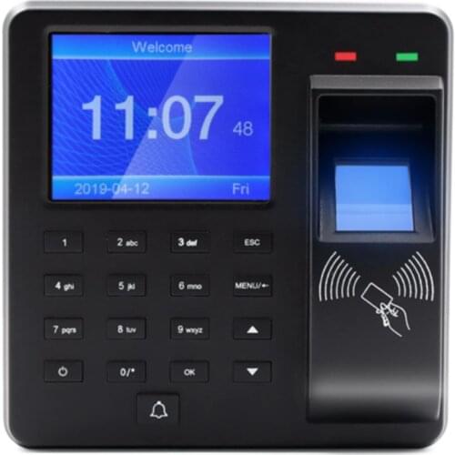 Biometric RFID Access Control System Employee Recognition Recording Electronic Machine Attendance Recording Instrument