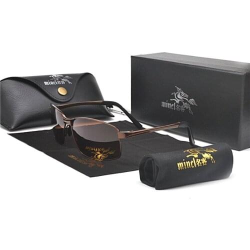 2019 latest HD Polarized Sunglasses Men square Driving shades Male Vintage Sun Glasses For Men Women Mirror Summer UV400 FML