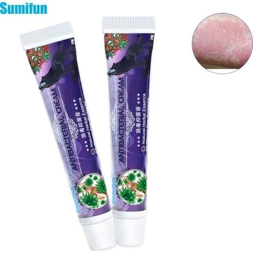 Sumifun 1pcs Natural Chinese Medicine Anti Bacteria Cream Psoriasis Eczema Ointment Treatment Dermatitis Pruritus Eczematoid