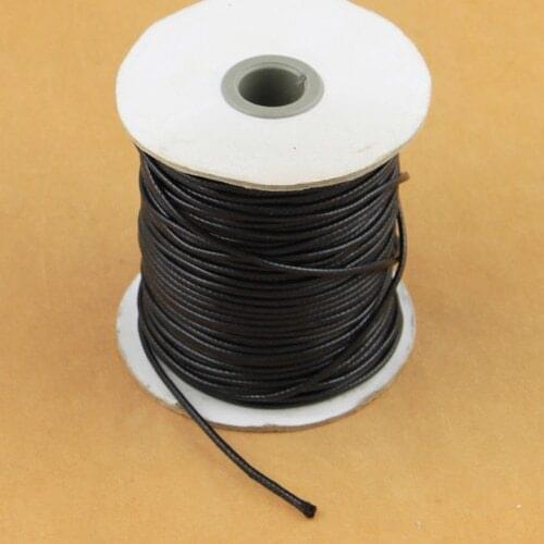 10yards 1.8-2mm clothing wire Waxed Cord Beading Rope String for Handmade Braided Bracelets Necklace Jewelry Making Materials