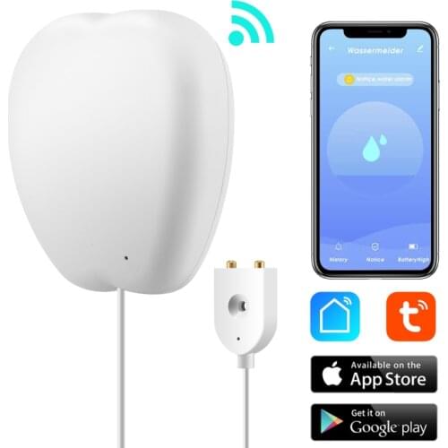 WiFi Smart Water Leakage Detector Sensor Tuya/Smart life APP DIY Remote Alarm Push Smart Home Flood Sensor Alert Overflow