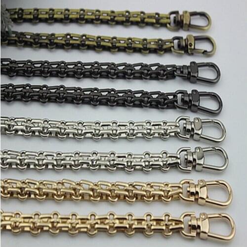 2pcs/lot DIY bag accessories chain twist chain Metal chain Metal package with chain Bag straps Total length of 120 cm
