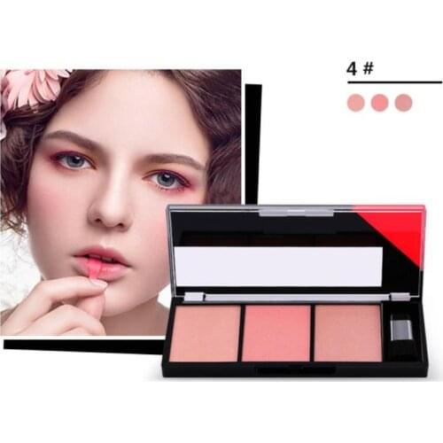 6 Colors Brightening Eyes Blush Combination Palette Natural Color Blush General Rouge Powder Palette Gorgeous Cosmetic