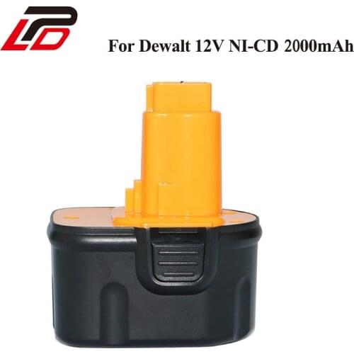 12V 2.0A Ni-CD Power Tool Battery for Dewalt DW981KQ,DW052Z,DW907Z DW907 DW907K2 DW907K2H DW953,DW981,DW940K,DC612KA DW924K2-B2