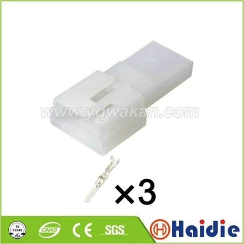 Free shipping 5sets 3pin auto plastic unsealed plug MG 620206 wire harness male connector MG620206