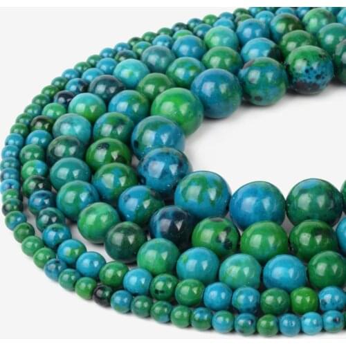 Round 4/6/8/10mm Phoenix Lapis Lazuli Loose Beads for DIY Craft Bracelet Necklace Jewelry Making