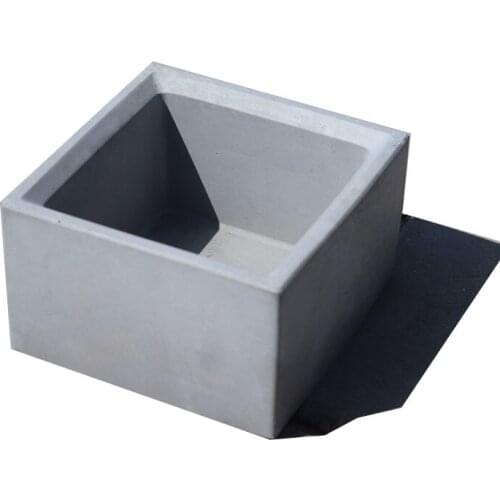Cement flowerpot silicone mold geometric large flowerpot mold concrete creative home design flowerpot 3d mold designer