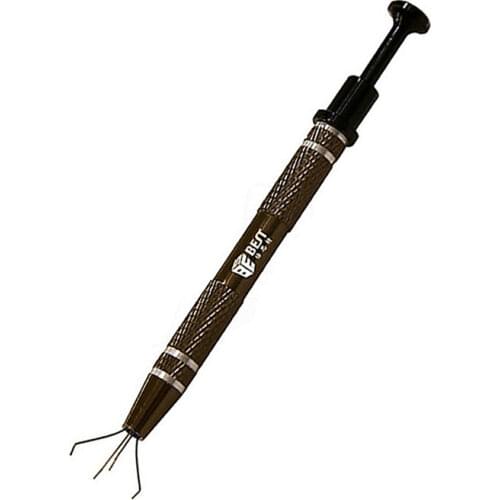 Black Hand Tools Tweezer Stone Diamond 4 Prong Pick Up Tool Bead Precision Component Holder jewelry Tools 115mm/4.53inch