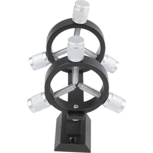 Deluxe Star Search Pen Bracket Adjustable Finder Scope Adapter Full Metal 6-Point Screw Mount For Astronomical Telescope