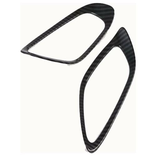 For Kia Seltos 2019 2020 2021 ABS Rear Fog Light Lamp Cover Trim Foglight Molding Garnish Bezel Car-styling Accessories