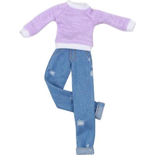 ICY DBS Blyth doll clothes jecci five bjd Casual wear jeans toy outfit