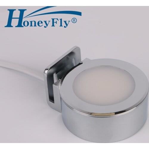 HoneyFly Patented LED Mirror Light 220V 2W LED Downlight Clip-Mounted Bathroom Bedroom Mirror Lamp Indoor Very Easy Installation
