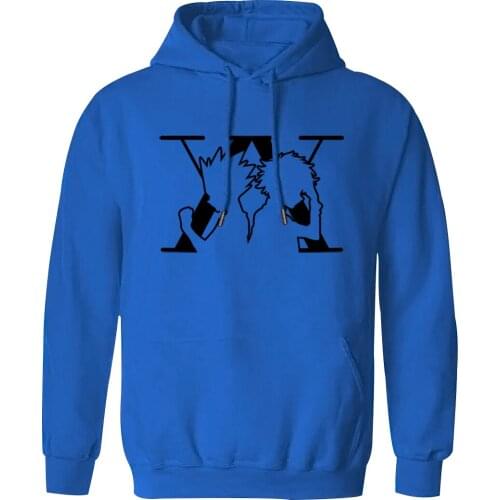 HUNTERXHUNTER Hooded Mens K-pop Streetwear Sweatshirts and Hoodie Hipster Leisure Mans Clothing Tops Fashion Tracksuits Homme