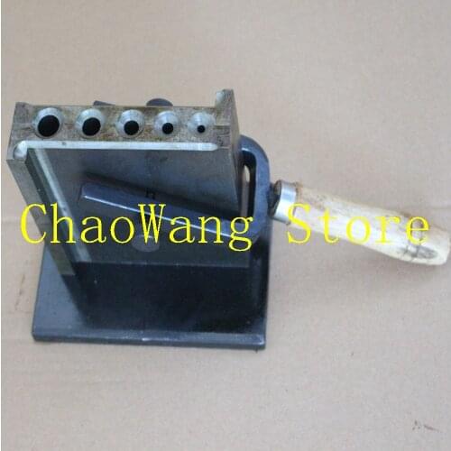 Gold Casting Tools black Iron Trough 5hole 5inch