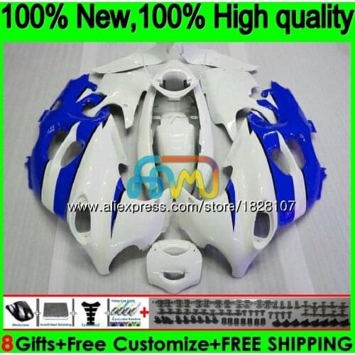 Body For SUZUKI KATANA GSXF750 2003 2004 2005 2006 2007 34BS.96 GSXF 750 600 GSX600F GSXF600 03 04 05 06 White blue 07 Fairing