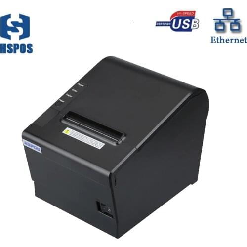 Best price 80mm pos usb thermal receipt printer with auto-cutter with cash drawer interface HSJ80UL Support OPOS Drivers