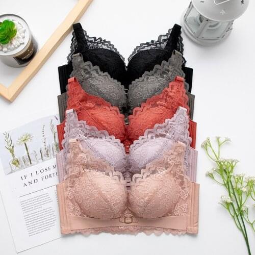 Maidy Winter New Women Bra 3/4 Cup Wire Free Female Adjust Breast Underwear Plus Size 34A-40B