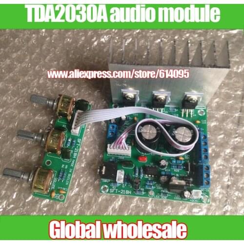 Heavy bass TDA2030A 2.1 3-channel audio module / subwoofer amplifier board / compatible LM1875 18W * 3 audio module