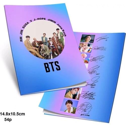 New KPOP Bangtan Boys New Album IDOL Mini Photo Book Postcard Photo Book Collection Photocard Poster