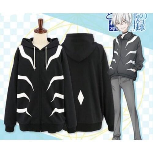 A Certain Magical Index Accelerator Cosplay Costume Anime Black Hoodie Jacket