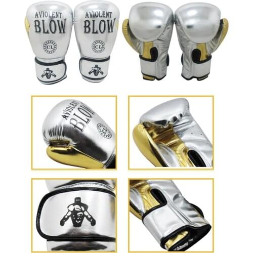 1 pair Kick Boxing Gloves for Men Women Karate Muay Thai Free Fight MMA Sanda Adults Training Equipment Thick Padding