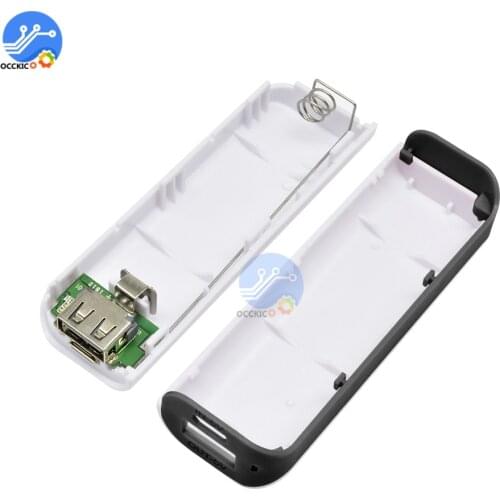 Portable Led powerbank case module External battery For Mobile Phone 18650 Box Phone Charger Diy kit power bank case shell cover