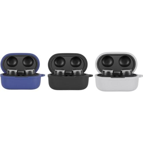 Full Protective Cover Anti-slip Silicone Case for AKG N400NC Bluetooth Earphone R9UB