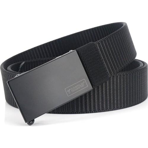 Fashion roller automatic buckle canvas belt male tide outdoor nylon belt special forces tactical belt casual belt