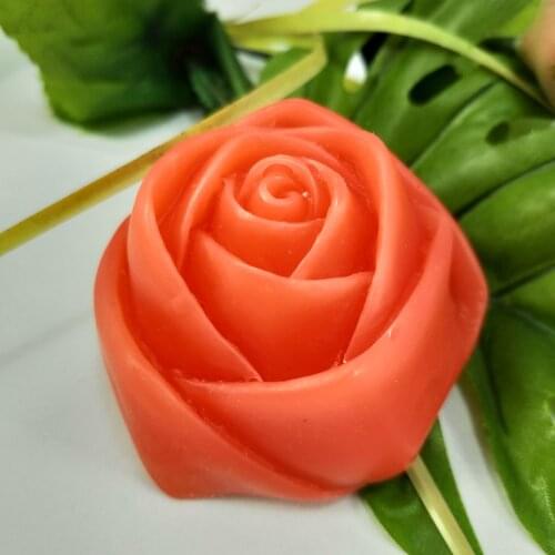 PRZY HC0180 Rose Ball Rose Silicone Mold Flower Silicone Soap Molds DIY Flowers Soap Making Clay Molds Moulds Candle Aroma Resin