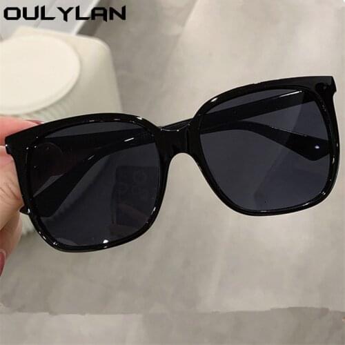 Oulylan Oversize Square Sunglasses Women Luxury Brand Big Frame Sun Glasses Ladies Classic Black Eeywear Goggle Oculos UV400