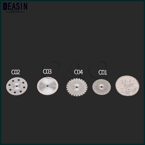 Dental 0.25*19mm Diamond Polishing Wheel Saw Disc Ultrathin Sand Cutting Film Jewelry Deture Grinding Cutter Rotary Tool