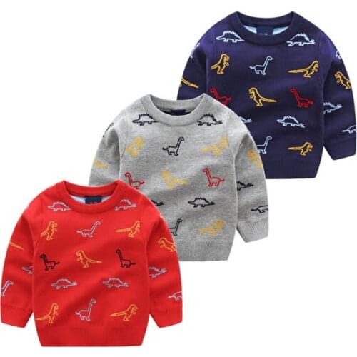 Boys sweater childrens animal sweater