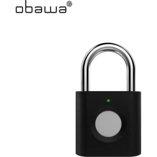 Obawa smart padlock smart fingerprint lock suitable for luggage cabinet bicycle