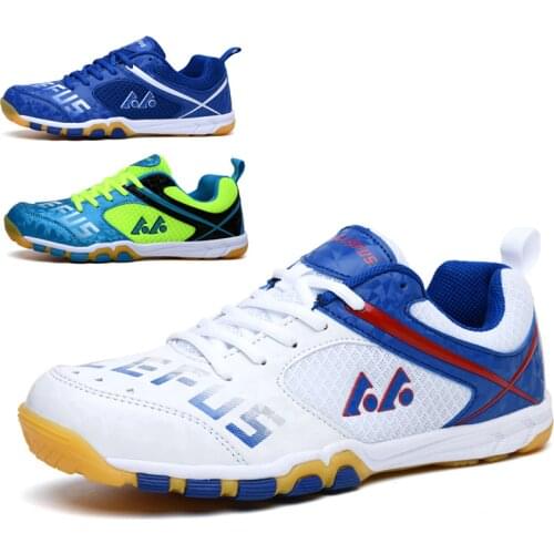 Men Stability Anti-Slippery Volleyball Shoes Unisex Breathable Table Tennis Shoes Women Damping Sports Training Sneakers