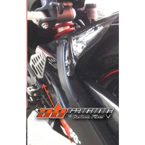 Heel Plate Guard Cover For Yamaha R6 2006 - 2017 Full Carbon Fiber 100