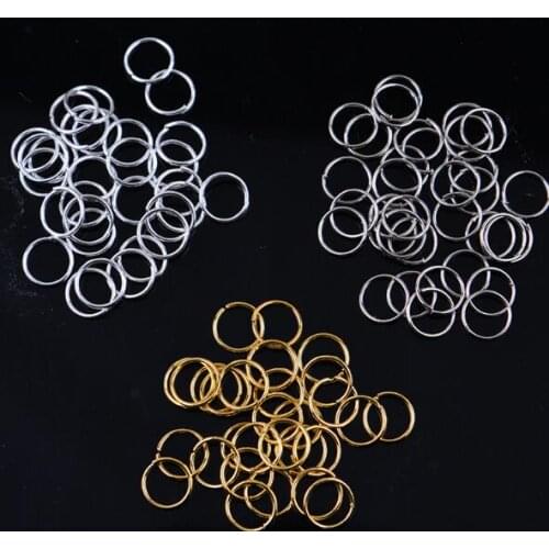100g/lot Thickness 0.7mm Iron Open Jump Ring For Diy Link Loop Connector Jewerly