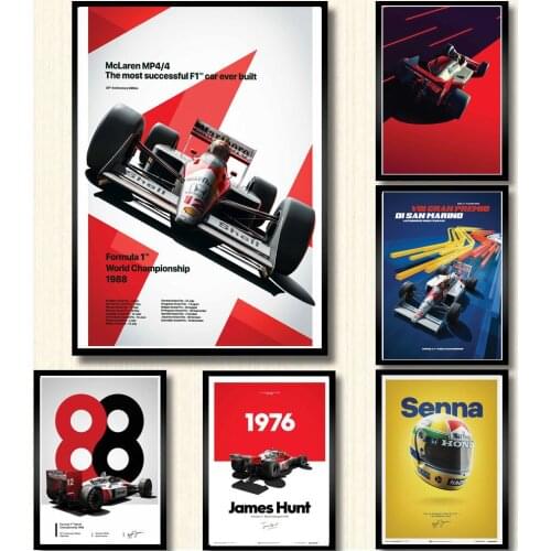 Ayrton Senna F1 McLaren Formula World Champion Diamond Painting Art Diamond Embroidery DIY Modern Home Decoration Gift