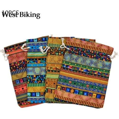 10pcs Mini DND Dice Bag Board Game Tarot Card Storage Bag Jewelry Bag 10*14cm