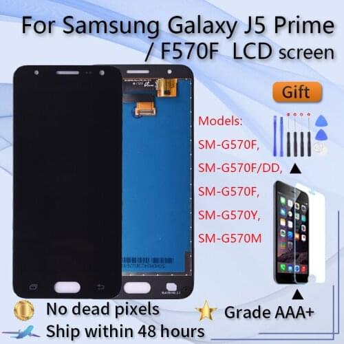 100% Tested Super AMOLED LCD Display Touch Screen Assembly For Samsung Galaxy J5 Prime G570 G570F G570K G570L