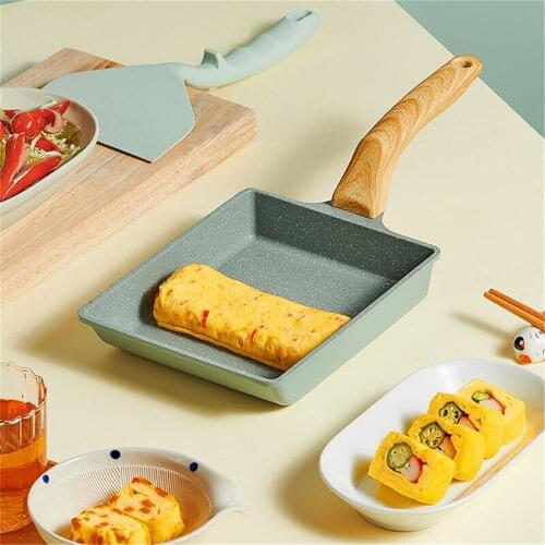 15*15 15*20cm Non Stick Frying Pan Japanese Tamagoyaki Omelettes Aluminum Alloy Pan Egg Pancake Maker Kitchen Cookware