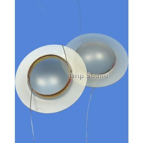 2pcs 25.5mm Tweeter Voice Coil Horn Speaker Treble Plastic Film Diaphragm Drive Head Repair Parts #2