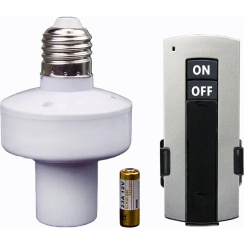 5PCS E27 Light Lamp Holder Wireless Remote Control LED Base Bulb Socket Lighting Lamp Bulb Holder Cap Switch 220V for LED Bulb