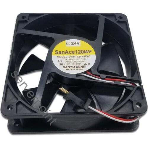 9WF1224H1D03 DC24V 0.32A For Sanyo For Fanuc Waterproof Fan Processor Cooler Heatsink Fan For Computer Free shipping