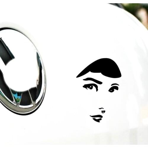 Volkrays Car Accessories Beautiful Woman Avatar Sexy Girl Car Sticker Decal for Motorcycle Chevrolet Volkswagen Honda Hyundai
